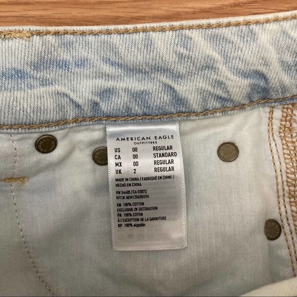 NWT American Eagle Denim Skirt 00‎ - Picture 9 of 9